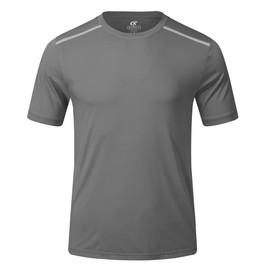 Huayuzh UV Shirt Men's Rash Guard T-Shirt Swimming Shirt UPF 50+ Quick Drying Lightweight Breathable Surfing Hiking Top, 12-dark grey