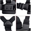 Chest Strap Mount with 9-Piece Set Action Camera Accessory Kit,