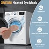 GNEGNI LIFE Heated Eye Mask,Smart Temperature&Timer Control, USB Soft Cotton