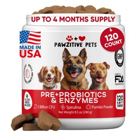 Probiotics for Dogs Digestive Health - Probiotic Chews for Gut Health, Itchy Skin Yeast, Diarrhea - USA Product - Immune Support Supplement - Dog Digestive Support & Allergy Relief Chews with Enzymes