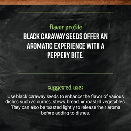 Frontier Bulk Caraway Seed, Black Whole, 16 Ounce
