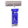 Mirortag Silver by JL Safety- Handicap Parking Placard Holder, Magnetically