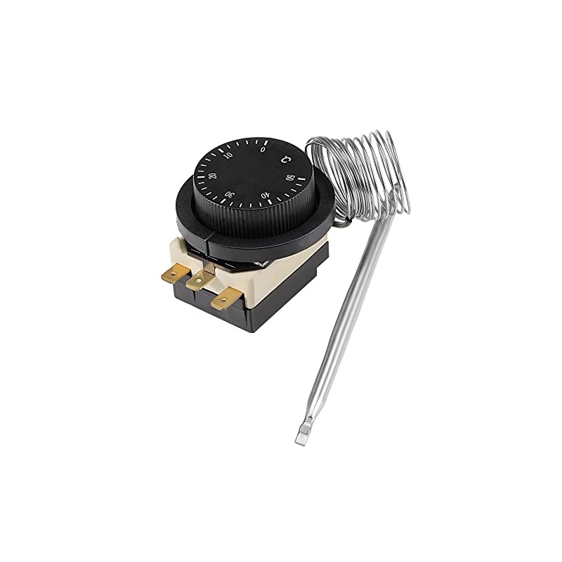 sourcing map 1NO 1NC 250/380V 16(2) A 0-50C Temperature Control