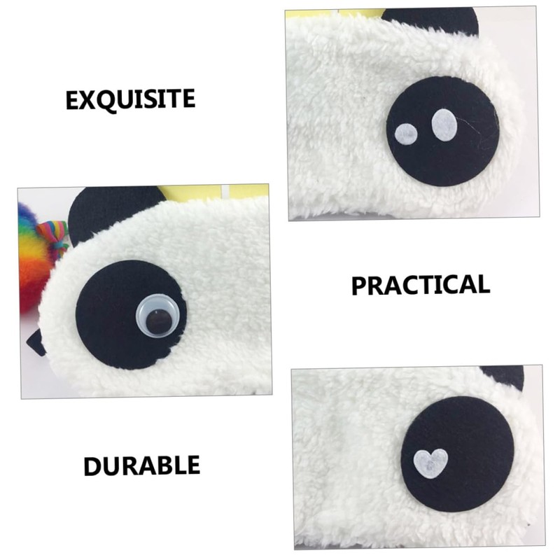 TOVINANNA 10Pcs Sleep Masks Adorable Panda Eye Covers Comfortable Light