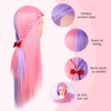 Yekavo Mannequin Head with Styling,Training Doll Head Practice Real Hair