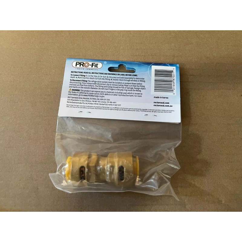 RectorSeal 87021 PRO-Fit™ 5/8" Quick Connect Union Refrigerant Line Part