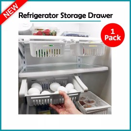 Fenzer B2G1 FREE Kitchen Fridge Organizer Drawer Basket Storage Rack Holder Supplies