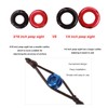 SPG Archery Peep Sight, 1/4" 3/16" Aluminum Peep Sight or
