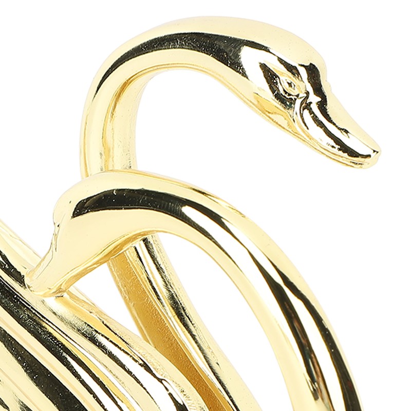 Gold Napkin Holder Elegant Modern Tissue Dispenser Stand Zinc Alloy