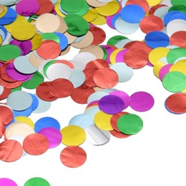 50 g Round Confetti Coloured Confetti 15 mm Table Paper Glitter Confetti Sequins Table Confetti for Party Wedding Decoration (Colour)
