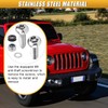 ZIMISI Anti Theft Car License Plate Screws, M6 (1/4") Stainless