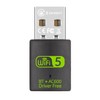 USB WiFi Bluetooth Adapter 600Mbps Dual Band 2.4/5GHz BT5.0 Built-in