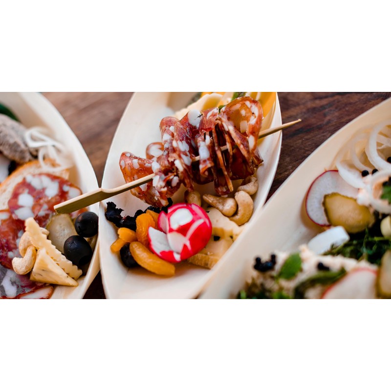 Gastro Line 1000007380 Wooden Skewers, Bamboo