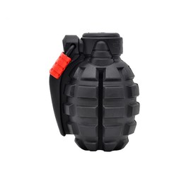 Royal Pets AU Indestructible, Durable & Tough Grenade Dog Chew Toy (Black)