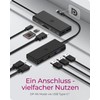 ICY Box USB-C Docking Station (9-in-1) for 3 Monitors (2x