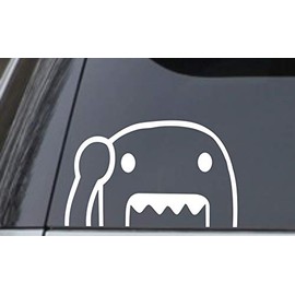 Domo Peeking Monster Vinyl Decal Sticker Window Car Truck Laptop Computer Drift JDM Funny