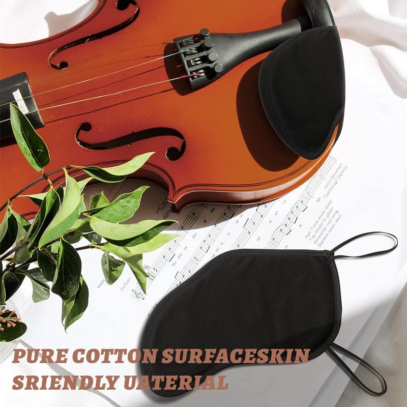 Violin Chin Rest Pad Cover 4/4 Violin Shoulder Rest Violin