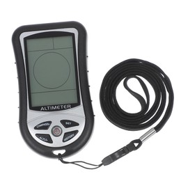 SUPVOX Sturdy Electronic Barometer and Compass for Hiking Compact Outdoor Weather Station Precise Altitude Reading