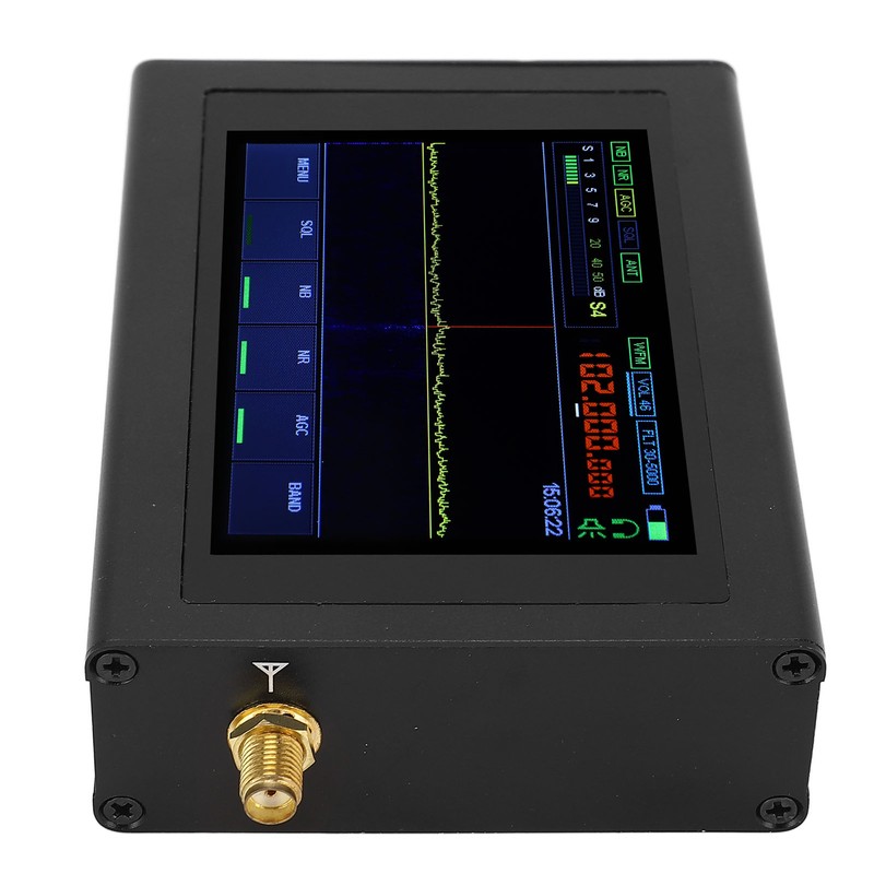 DSP SDR Radio Receiver 50GHz~250MHz 4GHZ~2GHZ Shortwave 3.5in Touching IPS