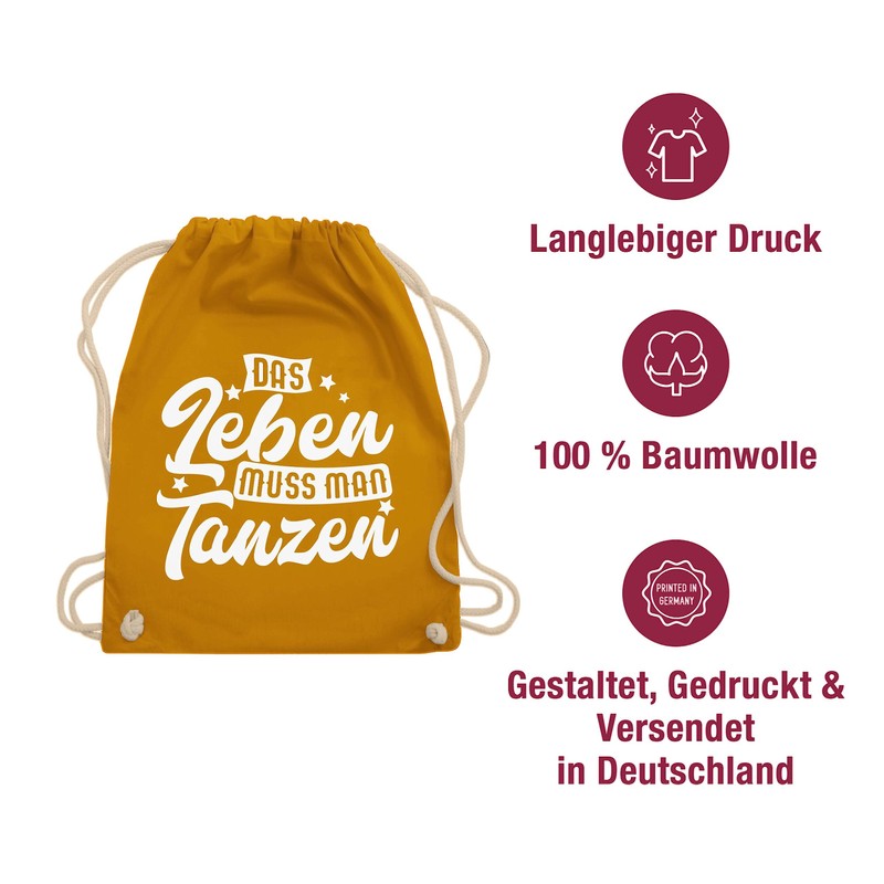 Shirtracer - Gym Bag Backpack - Gift - Das Leben