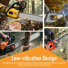 MospdyGear 2 Pack Chainsaw Chain Replacement for ParkerBrand 62cc 20" Petrol Chainsaw, 0.325" Pitch, 1.5mm Gauge, 76 Drive Links