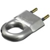 Legrand 6A Male Plug without Earth with Ring Extraction, grey,