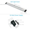 EShine 12 inch Panel LED Dimmable Under Cabinet Lighting Kit,