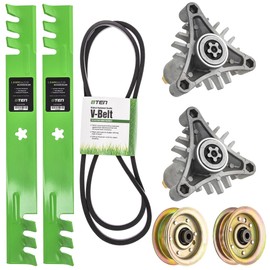 8TEN Deck Rebuild Kit for Husqvarna 42 inch YTH1842 YTH18542 YTH1542 YTH1542XP YTH2042 Blade Spindle Belt Idler