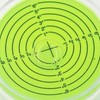 Taskar Screw On Large Round Bullseye Bubble Spirit Level 100mm