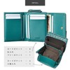 RINRE Women's Wallet, Compact, Tri-Fold, Small, Folding Wallet, Mini Wallet,