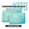 Kit 3 Jabón Bicarbonato 100 G. Hidrata Tu Rostro Facial
