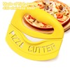 AWAVM 2-Piece Stainless Steel Pizza Cutter Set, Pizza Cutter with