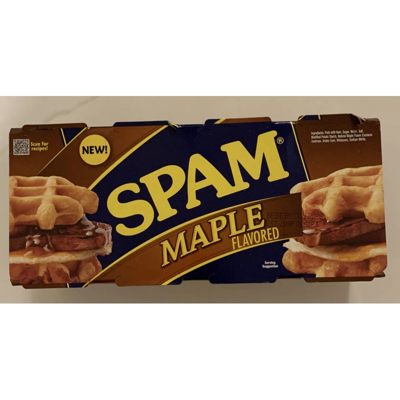 Spam 4 Pack Spam New Maple Flavored Luncheon Meat 12