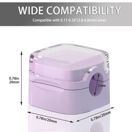 6 Pack Magnetic Cord Organizer & Cable Clips - Adjustable Under Desk Cable Management, Adhesive Wire Holder for Home, Office, Phone, Car, Wall, and Nightstand (Mint Green)