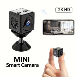 Unbranded 2K Mini Wireless Camera -2.4G WiFi,Night Vision,2-Way Audio,USB/Batt