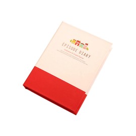 SHOWERORO Stationery Kit Notebook in Pastel Pad Fruit Stickers Stickybookmark for School Office Random Color