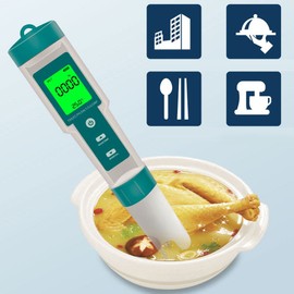 Multifunctional Digital 7 in 1 Water Quality Tester Portable High Accurancy Water Quality Test Pen Water Quality Measurement Tool Water PH/TDS/EC/Salinity/ORP/S.G/Temperature Measuring