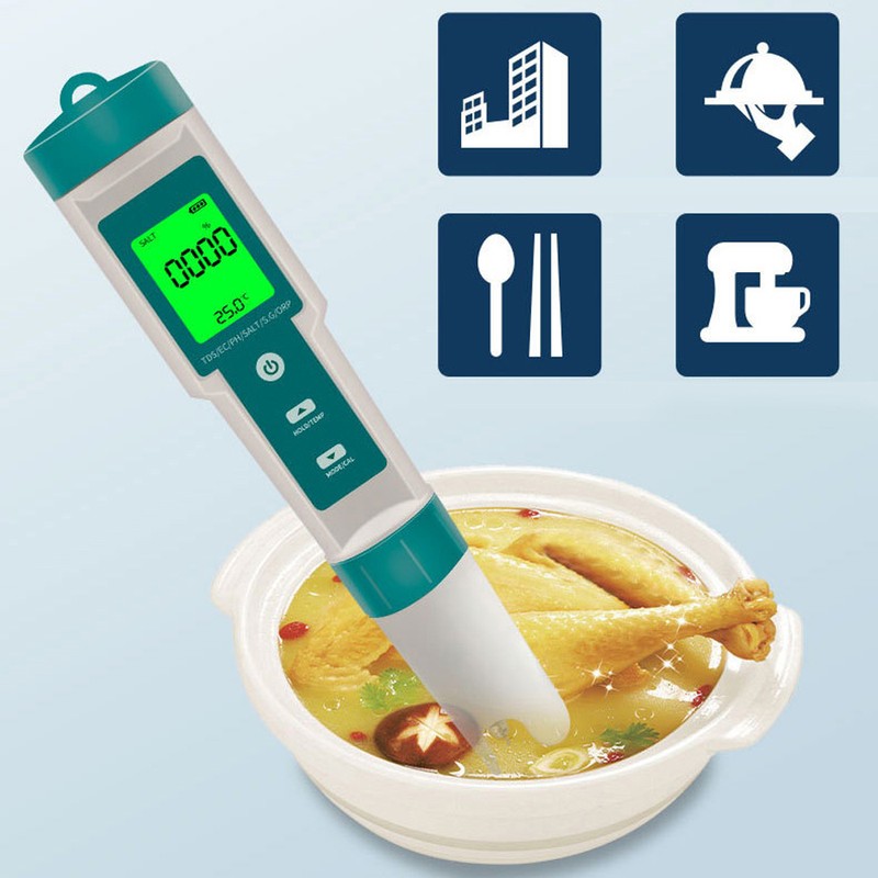 Multifunctional Digital 7 in 1 Water Quality Tester Portable High