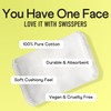 Swisspers Premium Cotton Pillows - 100% Natural, Ultra-Soft Beauty Essentials