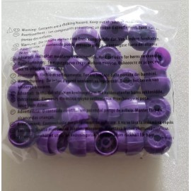 Unbranded ENFit Neomed Syringe Cap push on qty 25 NEW sealed in bag. Purple.