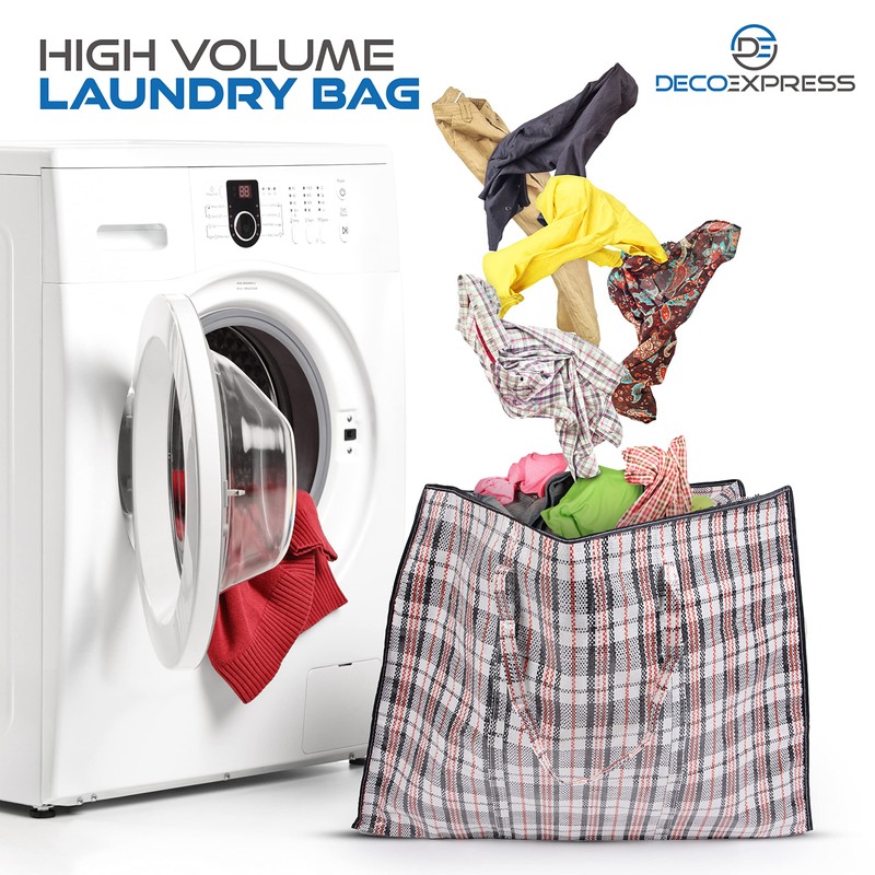 Laundry Bag Heavy Duty Storage Bags Reusable Strong Clothes Storage