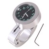 Motorcycle Handlebar Clock, Motorcycle Clock, Waterproof Silver Motorcycle Handlebar Glow