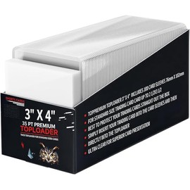 200pcs Fundas para tarjetas，Protectores de Tarjetas,Toploader，Card Sleeves Photocards，Funda para Cartas MTG，TCG，Tarjetas celebridades 3 x 4 pulgada (1