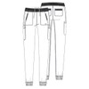 Dickies Dynamix DK185 Women's Natural Rise, Tapered Leg Jogger Pant,