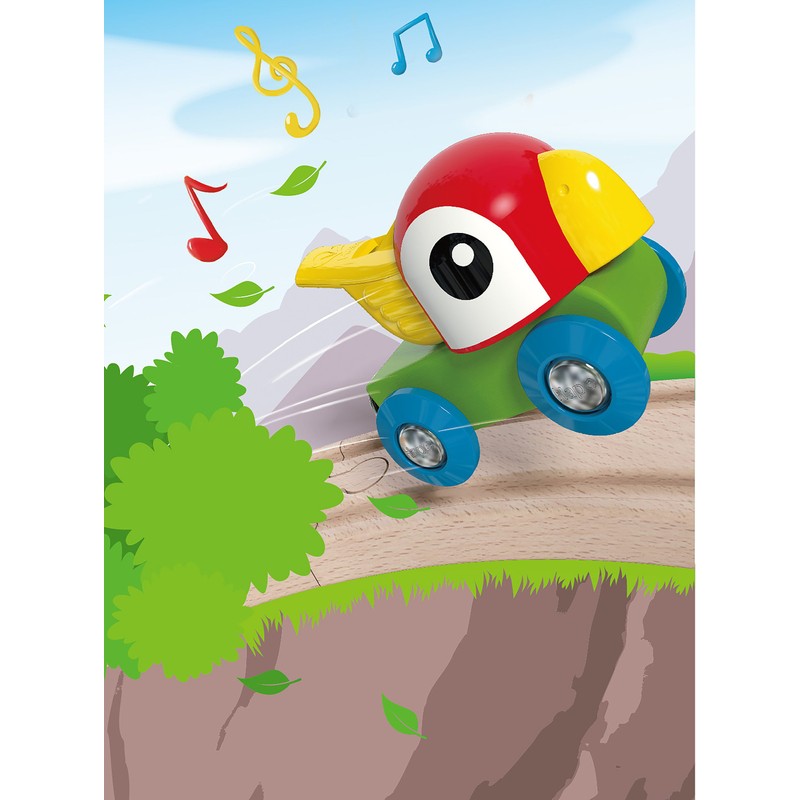 Hape E3808 Whilstling Parrot Railway Engine - My First Railway