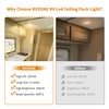 RVZONE RV Lights Interior, 5 Inch RV LED Ceiling Puck