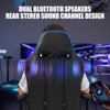 GTPLAYER Gaming Chair with Speakers, Video Game Chairs with Footrest