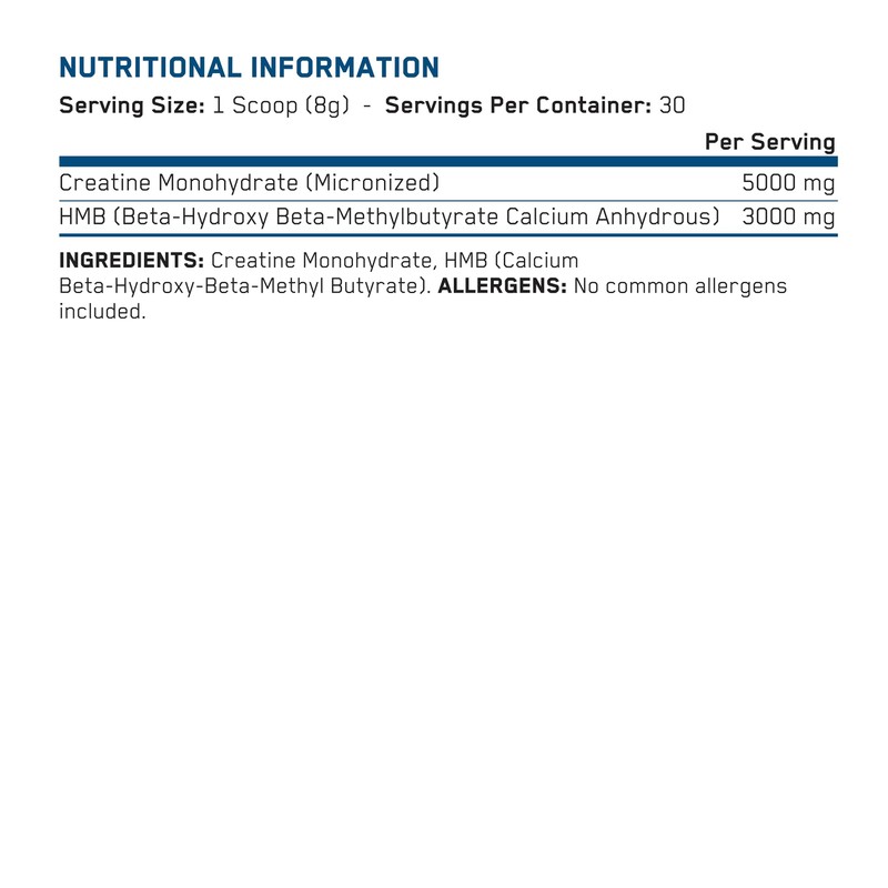 Applied Nutrition - Creatine + HMB - 5g Creatine Monohydrate