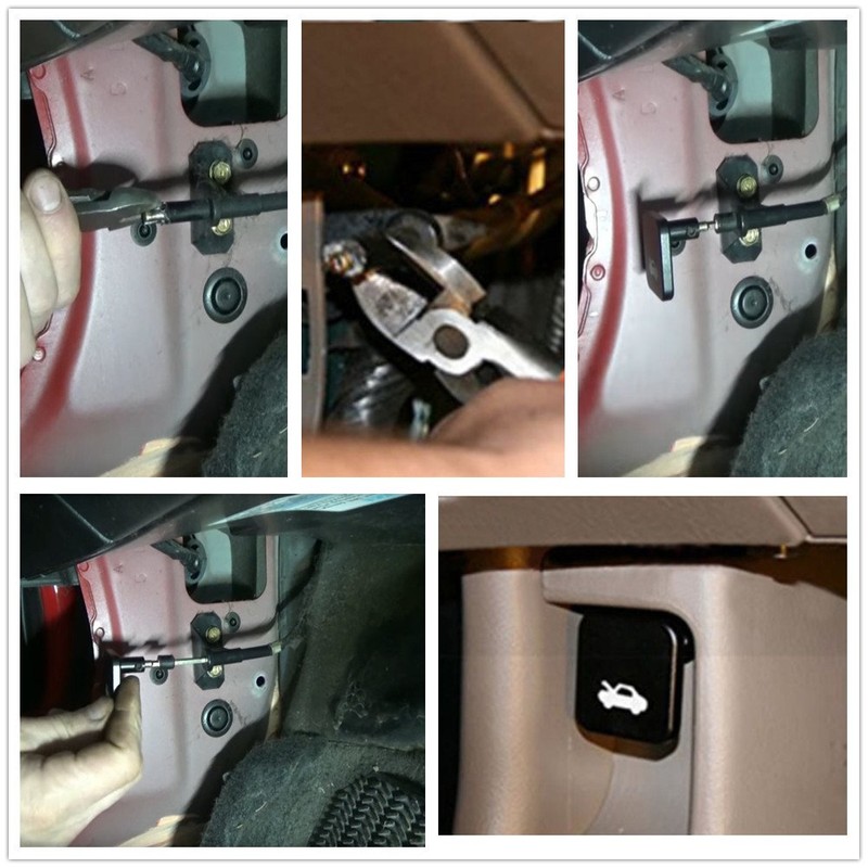 Diking Hood Latch Handle Release Repair Kit for Honda Civic