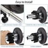 JSUOEO 6 PCS Barbell Clips, 1 Inch/2.5CM Non-Slip Quick Release